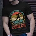 Mens Running Dad Vintage Marathon Runner Fathers Day T-Shirt Gifts for Him