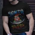 Santa Manta Claus Angeln Fischangler Hässlicher Weihnachts T-Shirt Geschenke für Ihn