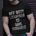 Save Yourself Lifeguard Swimming Pool Guard Off Duty Unisex T-Shirt Gifts for Him