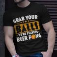 Schnapp Dir Deine Eier Wir Spielen Beer Pong Beer Drinker T-Shirt Geschenke für Ihn