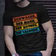 Schwager Geburtstag & Weihnachten Mythos Legende T-Shirt, Herren Geschenke für Ihn