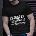 Schwarzes Herren T-Shirt - Papa 2020 Warten Lustiges Design Geschenke für Ihn