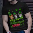 Shenanigan Squad St Patricks Day Leprechaun Cat Lover T-shirt Gifts for Him