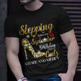 Stepping Into September Birthday With Gods Grace And Mercy T-Shirt Gifts for Him