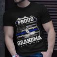 Stolzer Oma Des Polizisten T-Shirt Geschenke für Ihn