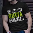 Straight Outta Chemo Lime Green Lymphoma CancerT-shirt Gifts for Him