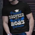 Super Proud Brother Of 2023 Graduate Awesome Family College Unisex T-Shirt Gifts for Him