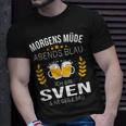 Sven Vorname Geschenk Geburtstag Lustiges Bier Sprüche T-Shirt Geschenke für Ihn