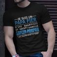 T-Shirt Pompier Fier Papa Dune Sapeur-Pompier T-Shirt Geschenke für Ihn