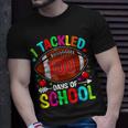 I Tackled 100 Day Of School Football Boy 100Th Day Of School V9 T-shirt Gifts for Him