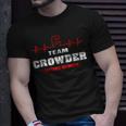 Team Crowder Lifetime Member Surname Last Name Unisex T-Shirt Gifts for Him