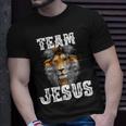 Team Jesus Lion Judah Jesus Cross Lovers Christian Faith T-Shirt Gifts for Him