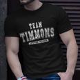 Team Timmons Lifetime Member Last Name T-shirt Gifts for Him