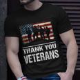 Thank You Military Veterans Veterans Day Unisex T-Shirt Gifts for Him
