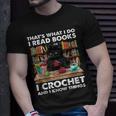 That S What I Do I Read Books Crochet And I Know Things Cat T-Shirt Gifts for Him