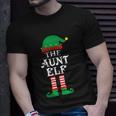 The Aunt Elf Matching Family Group Christmas Pajama Unisex T-Shirt Gifts for Him