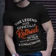 The Legend Has Retired Men Officer Officially Retirement Unisex T-Shirt Gifts for Him
