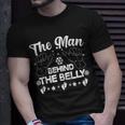 The Man Behind The Belly New Dad Unisex T-Shirt Gifts for Him