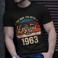 The Man The Myth The Legend Since 1963 Birthday Mens Gift For Mens Unisex T-Shirt Gifts for Him