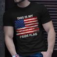 This Is My Pride Flag Usa American 4Th Of July Patriotic Unisex T-Shirt Gifts for Him
