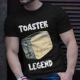 Toaster Legend T-Shirt für Brot- und Toastliebhaber, Frühstücksidee Geschenke für Ihn