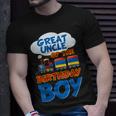 Train Bday Great Uncle Of The Birthday Boy Theme Party Unisex T-Shirt Gifts for Him