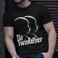 Mens The Twinfather Father Of Twins Dad T-Shirt Gifts for Him