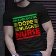 Unapologetic Dope Black Nurse African American Melanin T-Shirt Gifts for Him