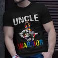 Uncle Of A Warrior Autism Awareness Unisex T-Shirt Gifts for Him