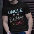 Uncle Of The Birthday Girl Family Donut Matching Funny Quote Gift For Mens Unisex T-Shirt Gifts for Him