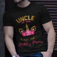 Uncle Of The Birthday Princess Floral Unicorn Unisex T-Shirt Gifts for Him