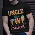 Uncle Of The Two Sweet Birthday Girl Ice Cream 2Nd Unisex T-Shirt Gifts for Him
