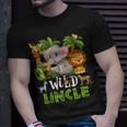 Uncle Of The Wild Zoo Birthday Safari Jungle Animal Funny Unisex T-Shirt Gifts for Him