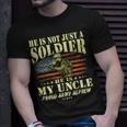My Uncle Is A Soldier Hero Proud Army Nephew Military Family T-Shirt Gifts for Him