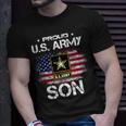 Us Army Proud Son Proud Son Of A Us Army Veteran Flag Men T-Shirt Gifts for Him