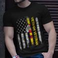 Us Army Vietnam Veteran Usa Flag Veteran Vietnam Army V2 T-Shirt Gifts for Him