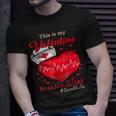 This Is My Valentine Nurse Cute Love Hearts Valentines Day T-shirt Gifts for Him