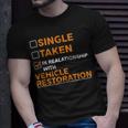 Vehicle Restoration Repair Cars Driver Motor Motocross Gift Unisex T-Shirt Gifts for Him