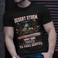 Veteran Desert StormVeteran Proud For Fathers Day T-Shirt Gifts for Him