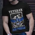 Veteran Of The United States Us Air Force American Flag Usaf T-Shirt Gifts for Him
