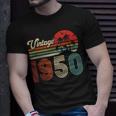 Vintage 1950 T-Shirt zum 73. Geburtstag für Frauen und Männer Geschenke für Ihn