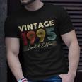 Vintage 1995 Wedding Anniversary Born In 1995 Birthday Party T-Shirt Gifts for Him