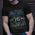 Vintage 2007 Limited Edition 16 Year Old 16Th Birthday Boys Unisex T-Shirt Gifts for Him