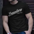 Mens Vintage 40Th Birthday For Dad Legendary Since 1981 T-Shirt Gifts for Him