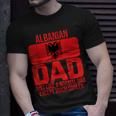 Mens Vintage Albanian Dad Albania Flag Fathers Day T-Shirt Gifts for Him