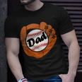 Vintage Baseball Dad Baseball Fans Sport Lovers Men Unisex T-Shirt Gifts for Him