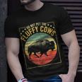 Vintage Buffalo Wild Animal I Do Not Pet Fluffy Cows I Bison Unisex T-Shirt Gifts for Him