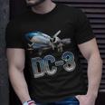 Vintage Dc-3 Flugzeug-Outfit Für Herren T-Shirt Geschenke für Ihn