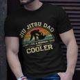 Mens Vintage Jiu Jitsu Dad Just Like A Normal Dad Only Cooler T-Shirt Gifts for Him