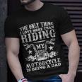 Vintage Motorcycle Rider Biker Dad T-Shirt Gifts for Him